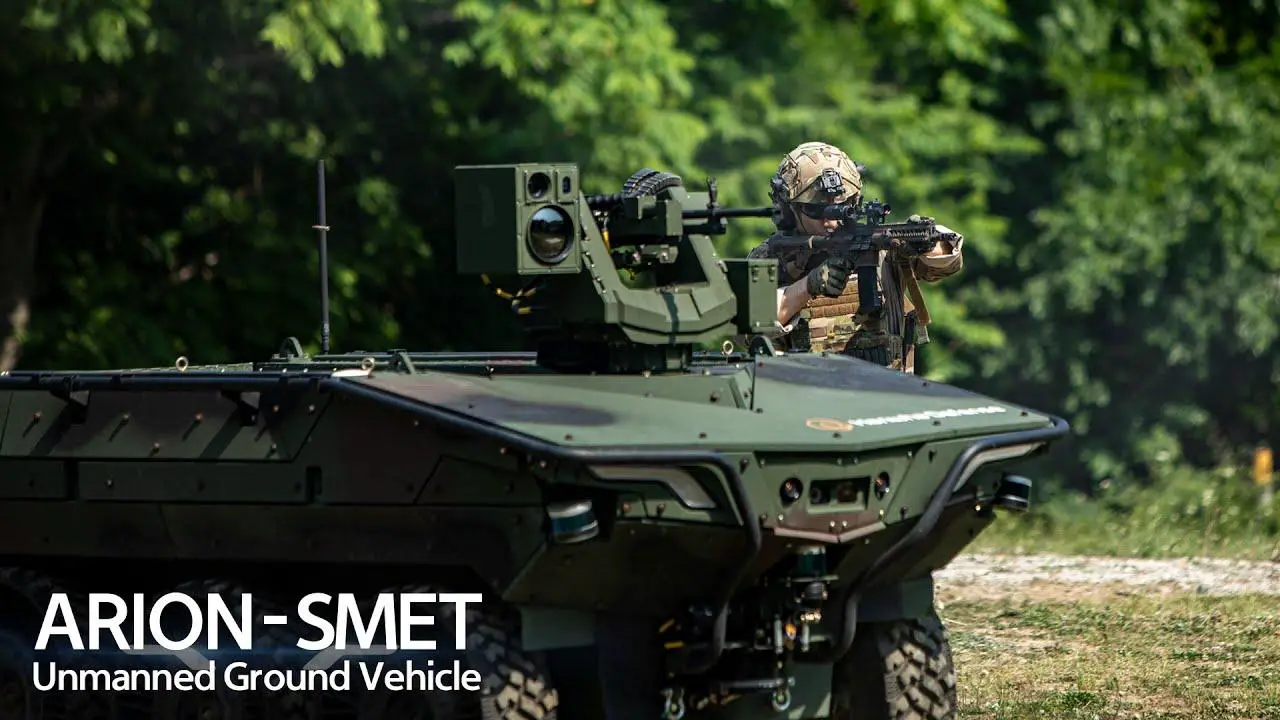 US Marine Corps to Test Hanwha Aerospace’s Arion-SMET Unmanned Ground Vehicle