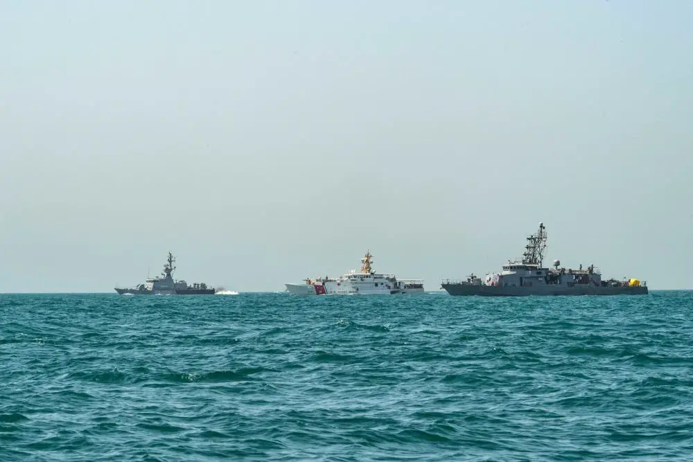 Iraq Kuwait and US Naval Forces Conduct Joint Patrol in Arabian Gulf