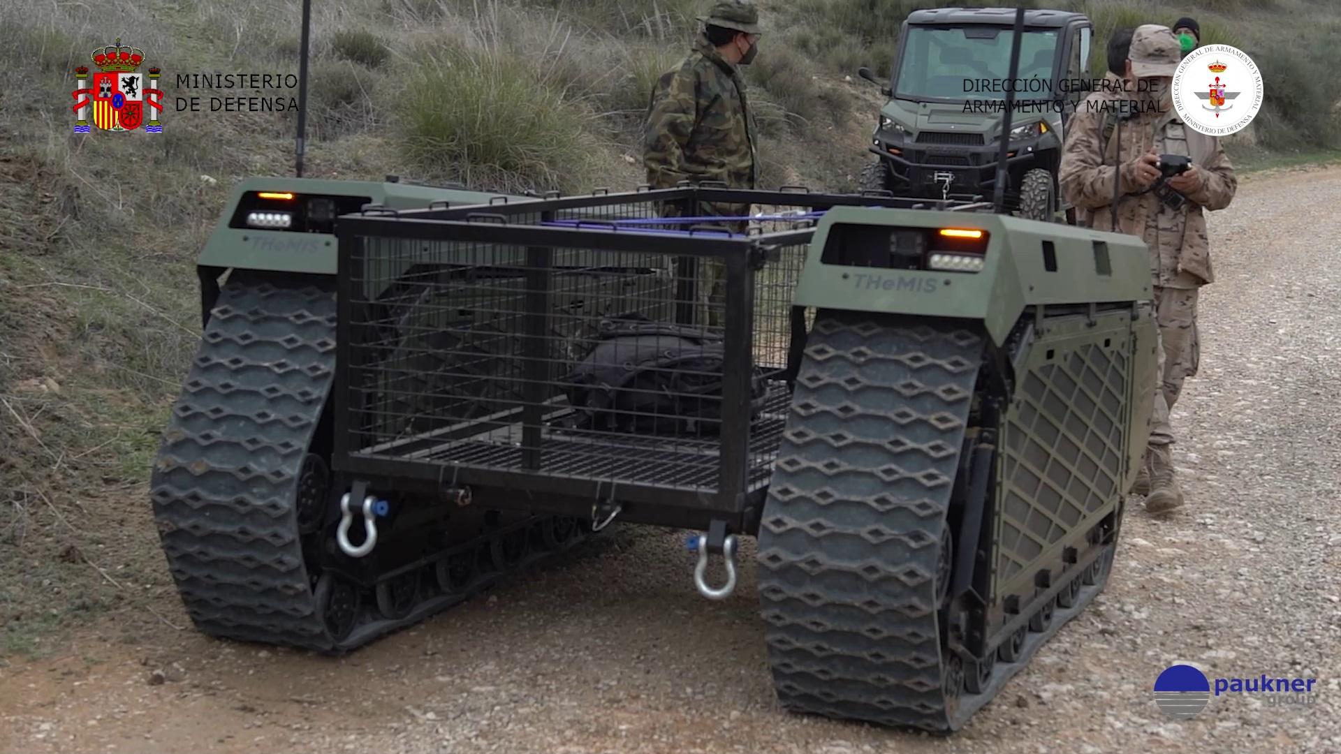 Milrem Robotics Delivers The First THeMIS UGV to Spanish Army