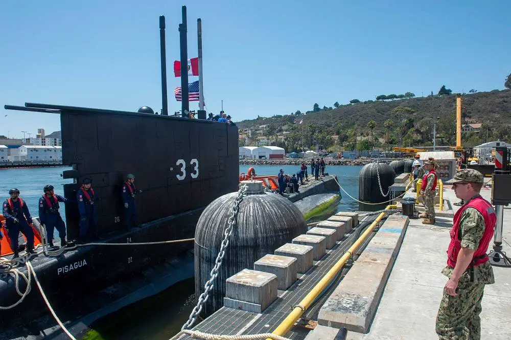 Peruvian Navy BAP Pisagua in San Diego for Surface and Anti-submarine Warfare Exercises