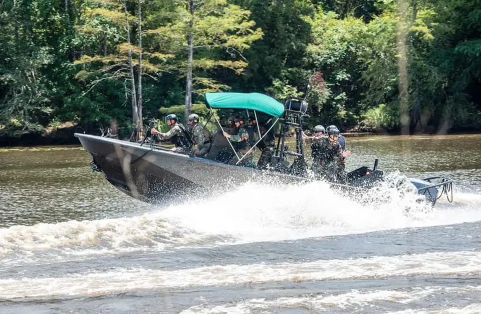 Philippine Navy Personnel Take Specialized Course for Riverine Operations in Mississippi