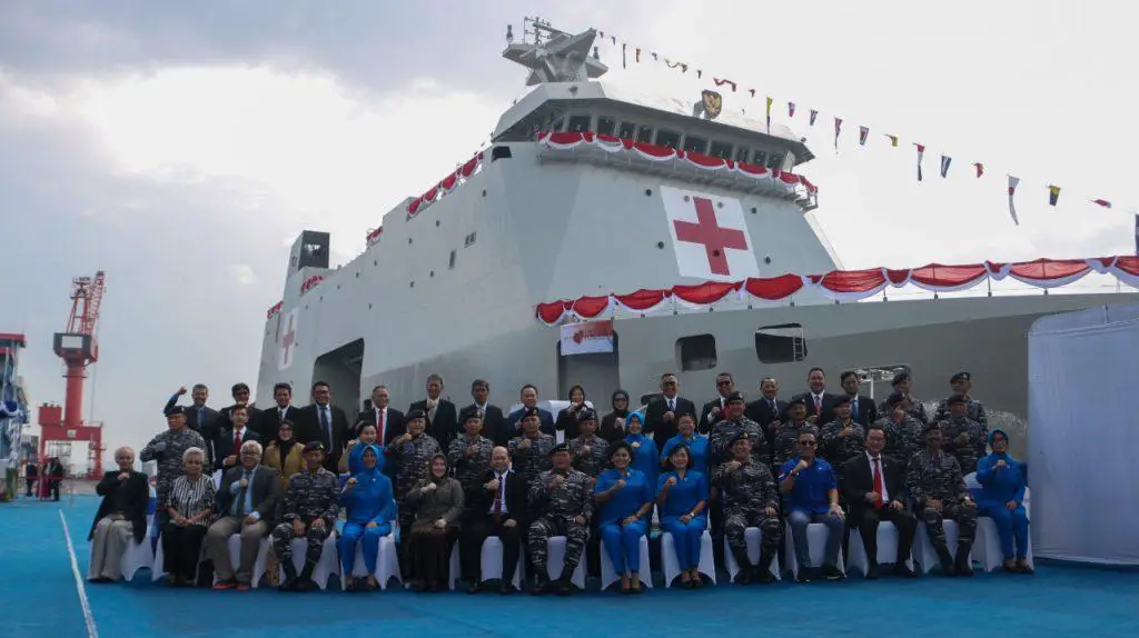 PT PAL Launches 3rd Hospital Assistance Ship for Indonesian Navy