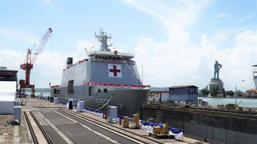PT PAL Launches 3rd Hospital Assistance Ship for Indonesian Navy