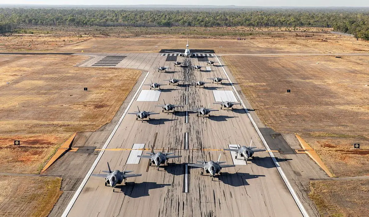 Royal Australian Air Force Base Tindal Elephant Walk for Exercise Pitch Black 2022
