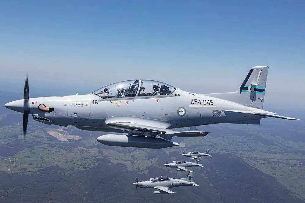 Royal Australian Air Force PC-21 Aircraft Deploying to New Zealand for Exercise Raven Kahu