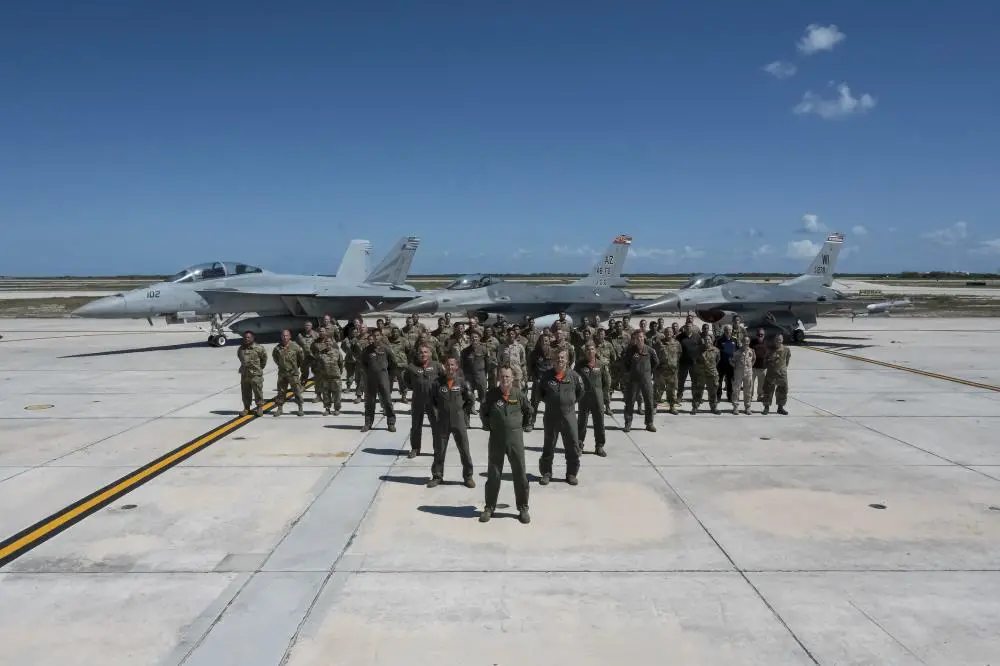 Airmen and Dutch partners from Morris Air National Guard Base gather together for a final group picture. This is the last temporary duty that the RNLAF will make with the 162nd Wing before they return to the Netherlands.