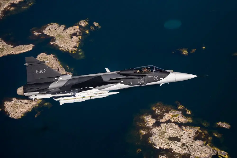Saab Completes Meteor Beyond Visual Range Air-to-Air Missile Live Fire with Gripen E Fighter