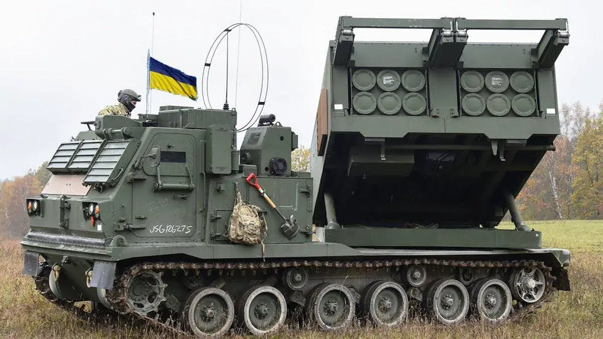 M270 MLRS multiple-launch rocket systems arrive in Ukraine from UK