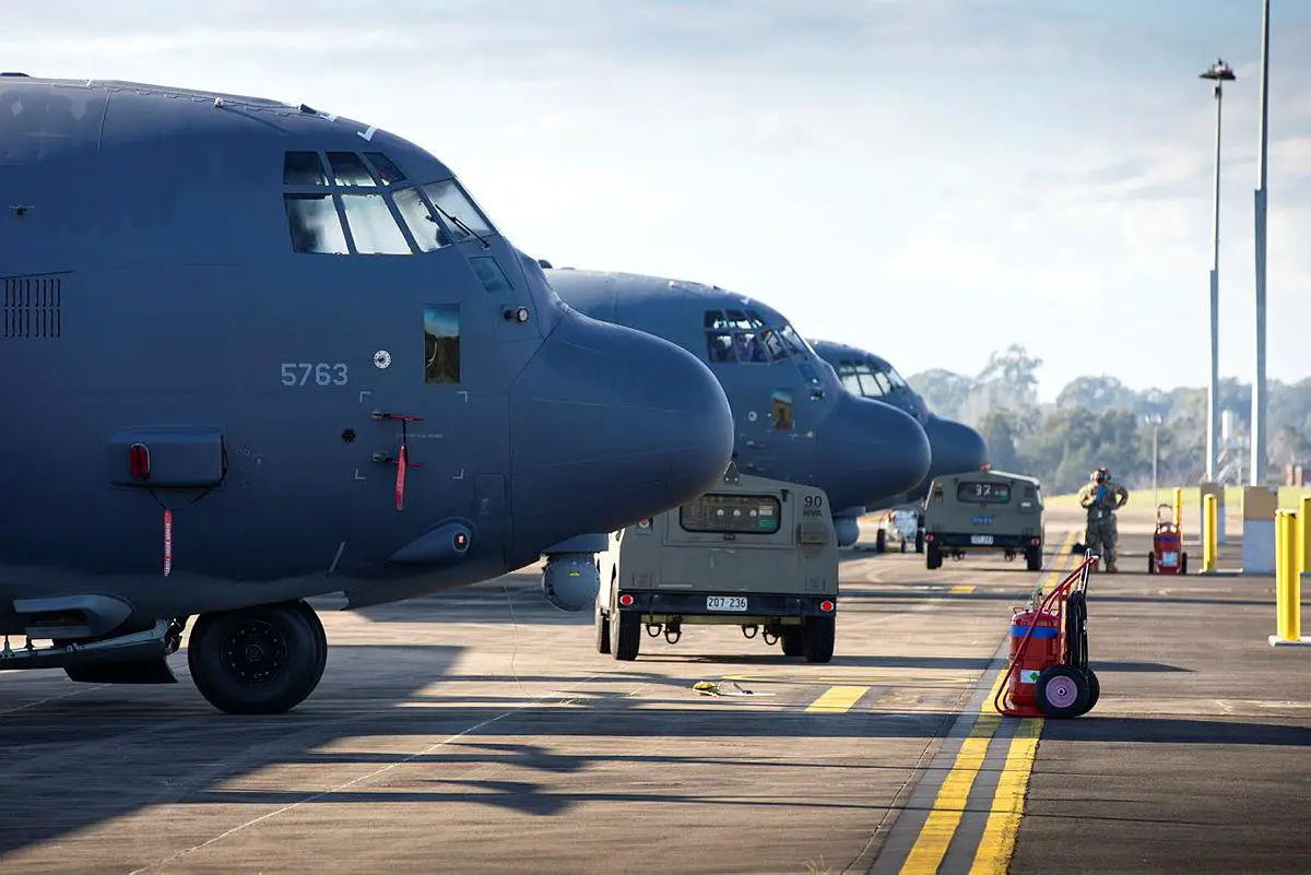 United States Air Force 353rd Special Operations Group MC-130J Commando II aircraft on the RAAF Base Richmond flightline during Exercise Teak Action 21.