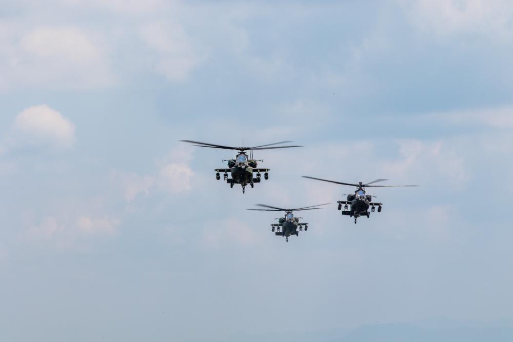 US Army and Indonesian Army Conduct Combined Apache Attack Helicopters Operations