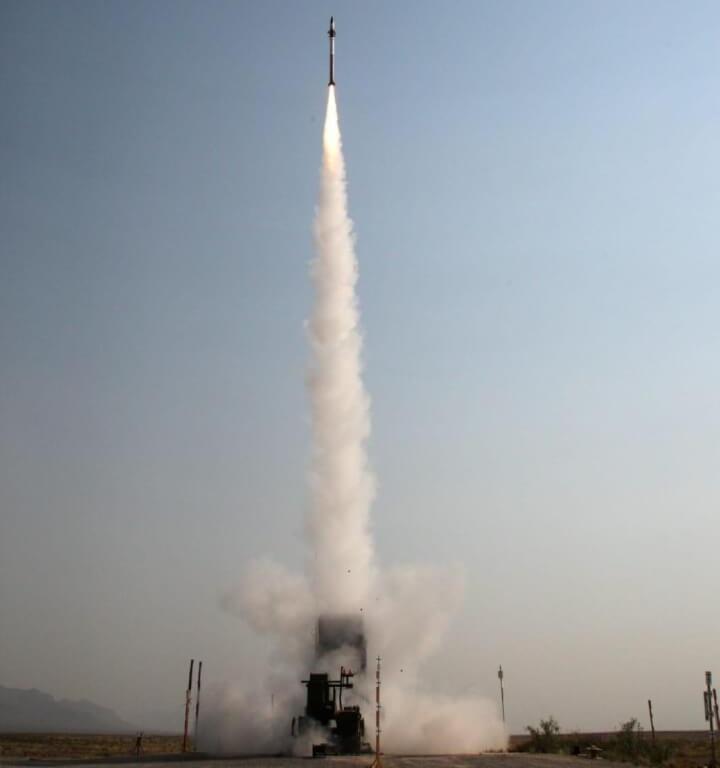U.S. Army executes Iron Dome Defense System – live fire at White Sands Missile Range. 