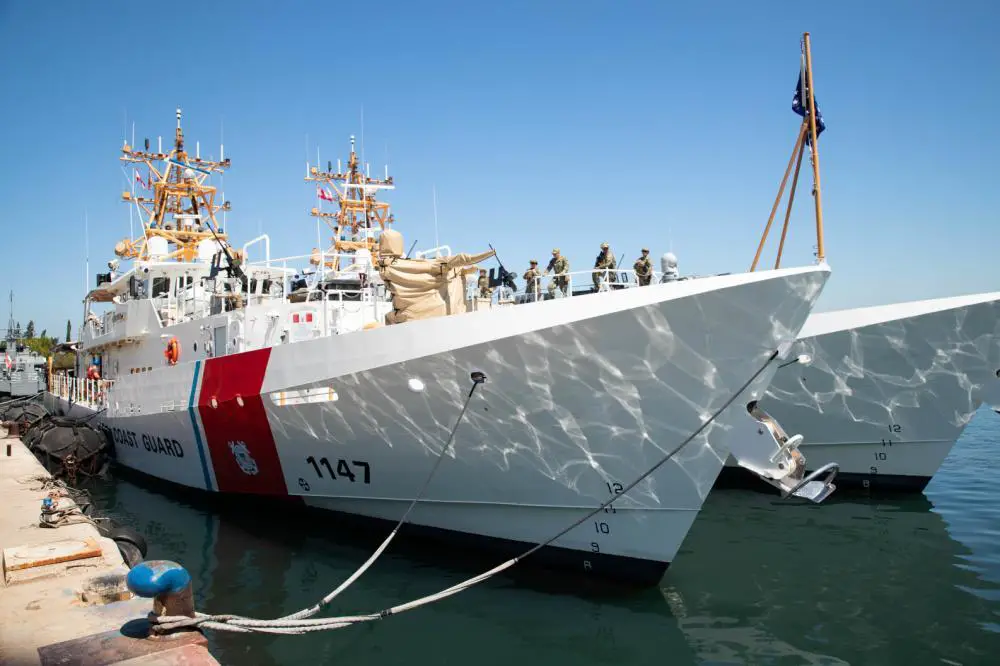 John Scheuerman and Clarence Sutphin Jr. are the newest additions to a slate of Coast Guard ships supporting U.S. 5th Fleet from Bahrain.