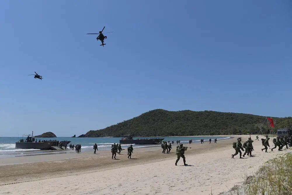 Australian Defence Force and Singapore Armed Forces Combine for Joint Amphibious Exercise Trident