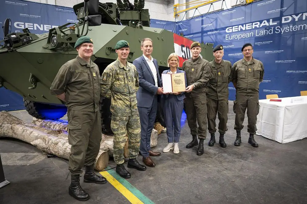 Austrian Army Takes Delivery of 50th PANDUR Evo 6×6 Wheeled Armored Vehicles