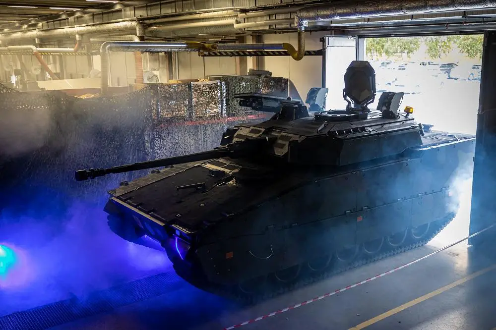 BAE Systems Hägglunds rolls out first modernized CV9035NL MLU Infantry Fighting Vehicle (IFV) of Royal Netherlands Army.