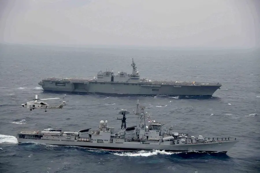 Japan Maritime Self Defence Force and Indian Navy Conclude Bilateral Exercise JIMEX