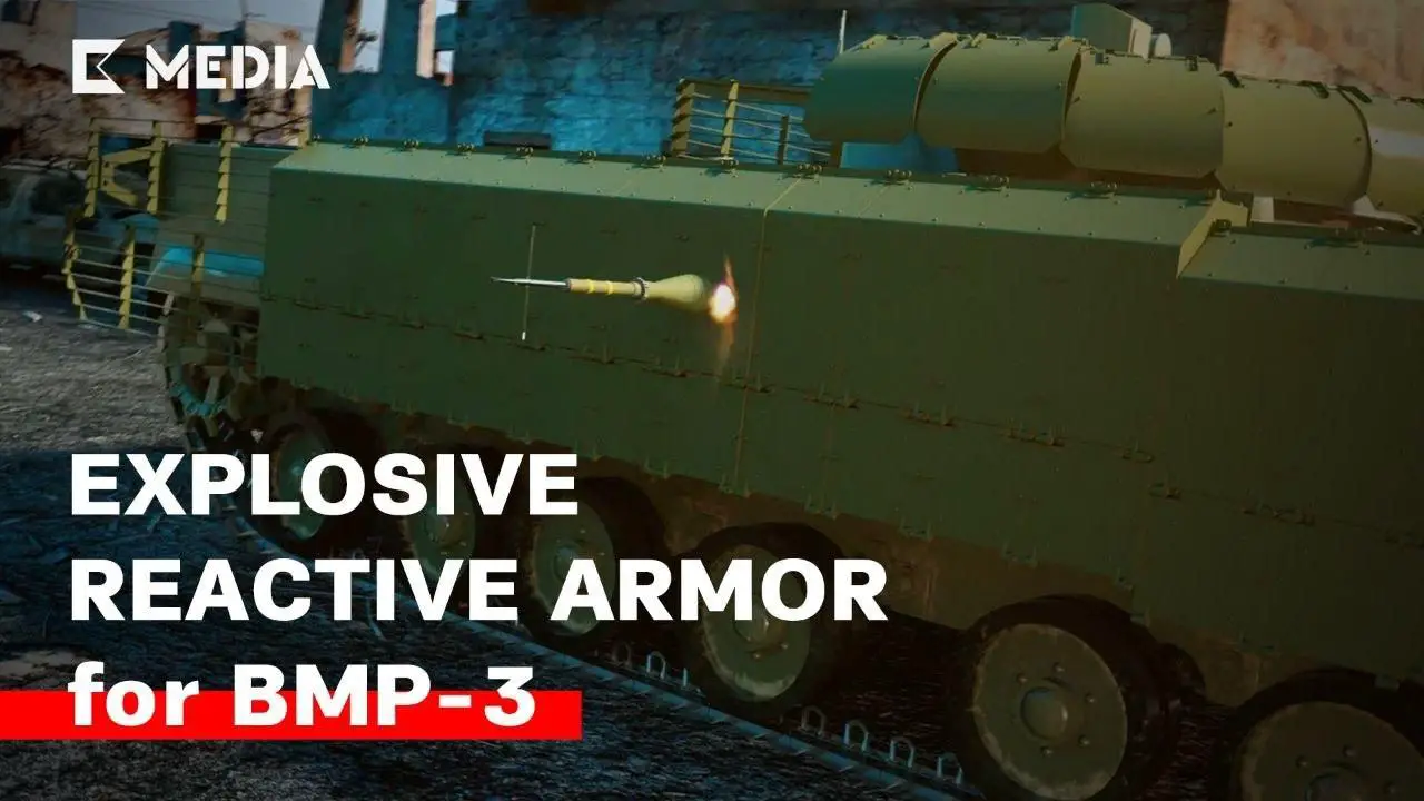 Kalashnikov Unveils New Reactive Armor for BMP-3 Infantry Fighting Vehicle