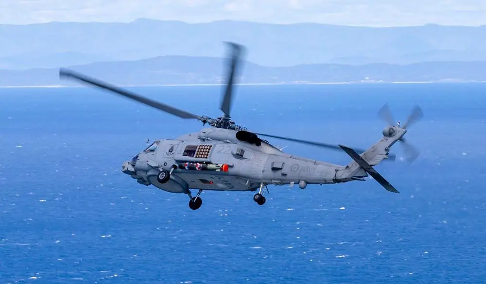 Royal Australian Navy Sikorsky MH-60R Seahawk helicopters