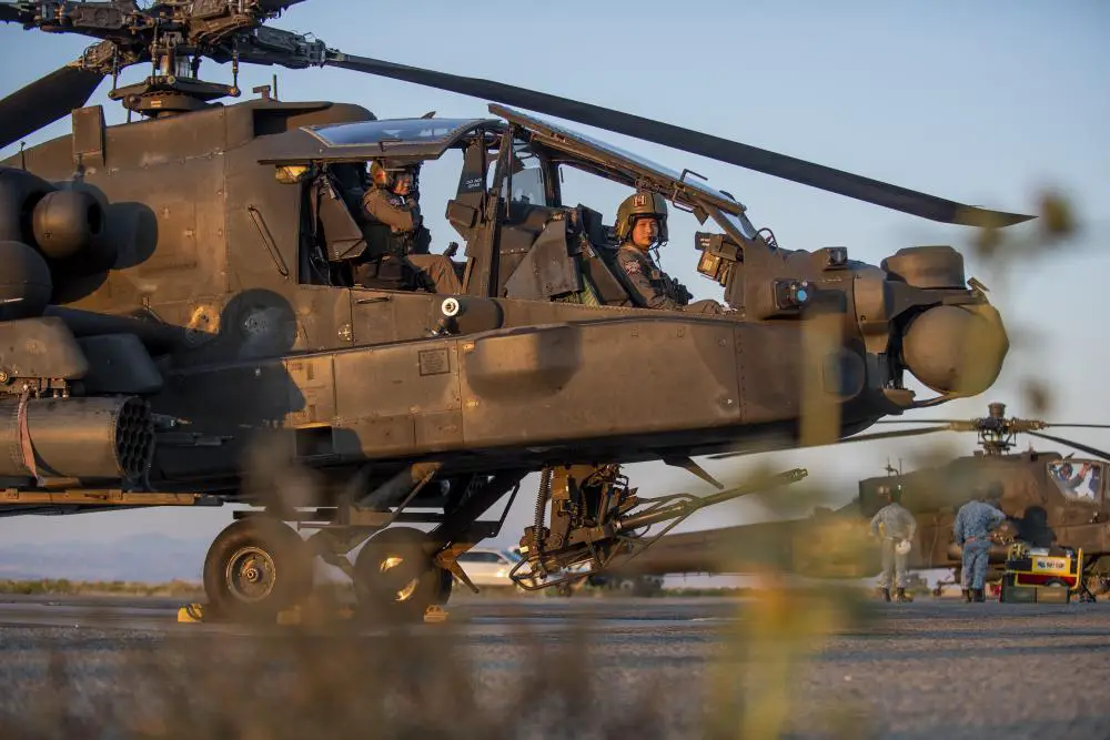 Service members from the Peace Vanguard Republic of Singapore Air Force and the Arizona Army National Guard trained together July 21 through August 29, 2022 at the Idaho National Guard’s Orchard Combat Training Center, completing day and night AH-64 Apache aerial gunnery operations. 