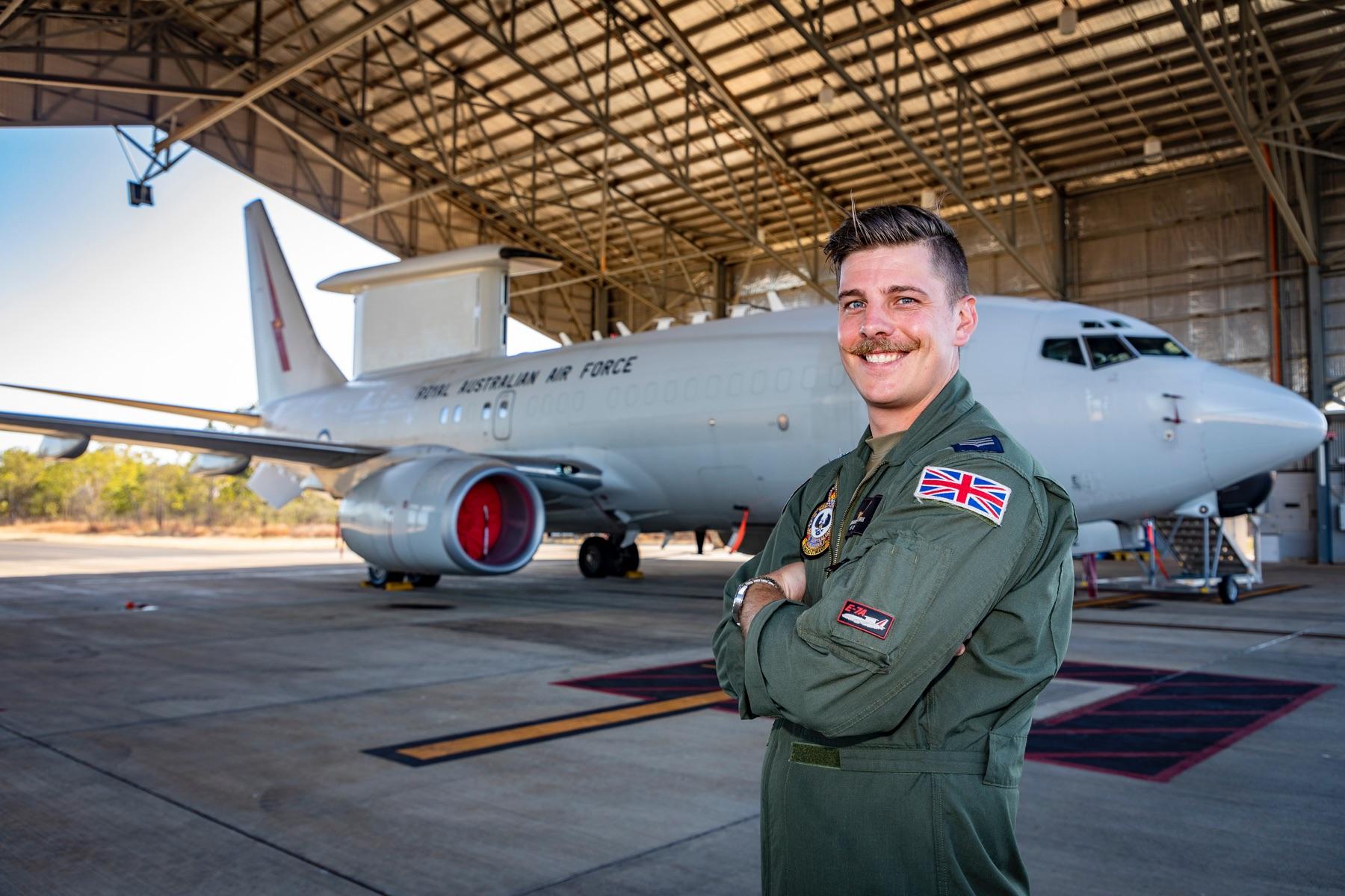 Royal Air Force Training E-7A Wedgetail Crews on Royal Australian Air Force Aircrafts