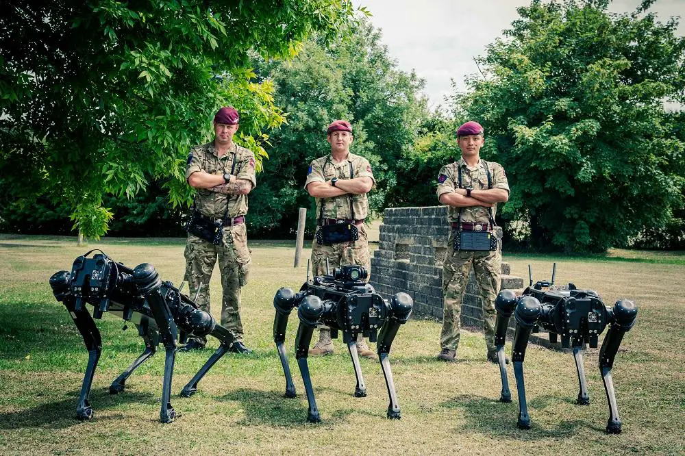 UK Defence Equipment & Support Partners with British Army to Test Ghost V60 Robotic Dogs
