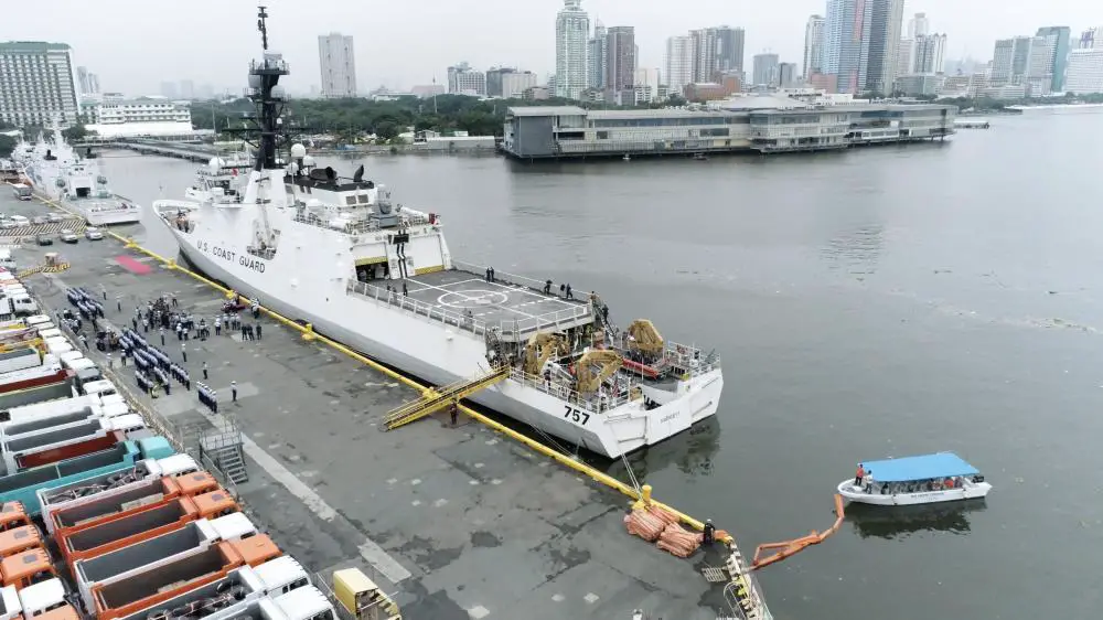 US Coast Guard Legend-class Cutter USCGC Midgett (WMSL-757) Arrives in Manila, Philippines