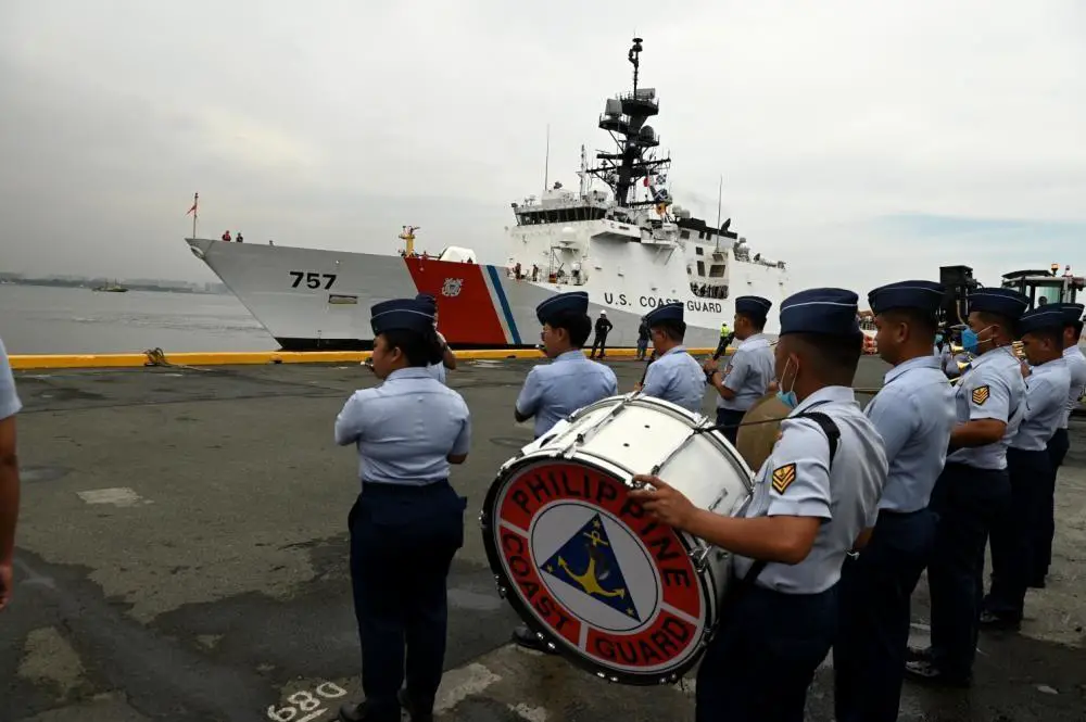 US Coast Guard Legend-class Cutter USCGC Midgett (WMSL-757) Arrives in Manila, Philippines
