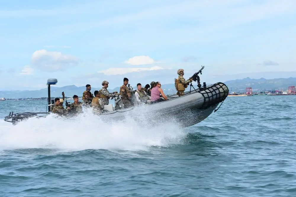 Philippine Navy and U.S. Navy seals conducted combined training for Exercise Samasama-Lumbas 2022. During the execution, the #SEAL team operator boarded the starboard aft and started clearing the vessel.