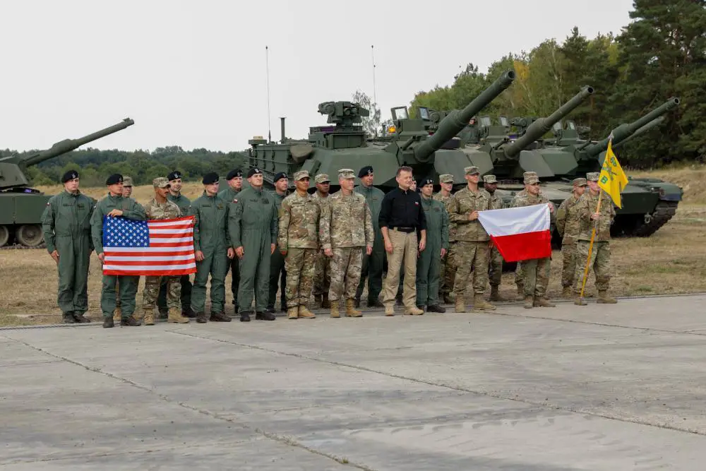 Abrams Tank Training Academy Opens at Biedrusko Training Area, Poland