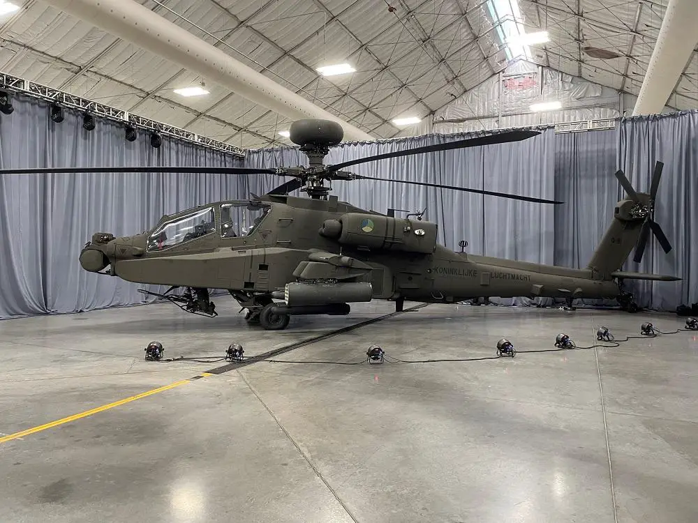 Boeing Delivers First Upgraded AH-64 Version 6 Apache to Royal Netherlands Air Force