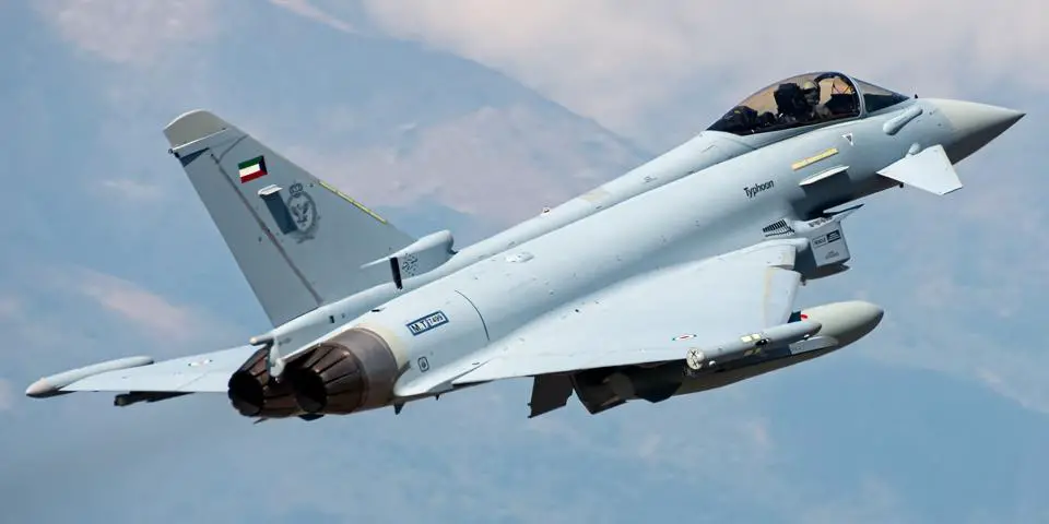 Kuwait Air Force Eurofighter Typhoon Multirole Air Superiority Fighter