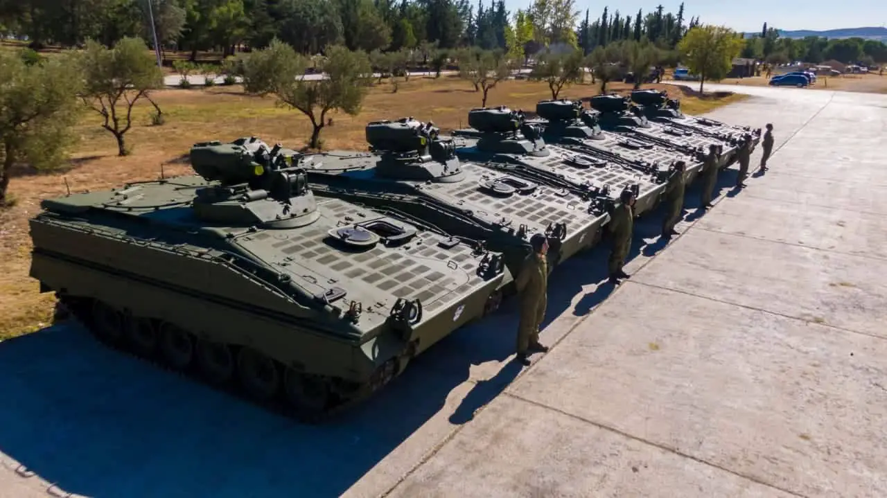 Hellenic Army Marder 1A3 Tracked Infantry Fighting Vehicles