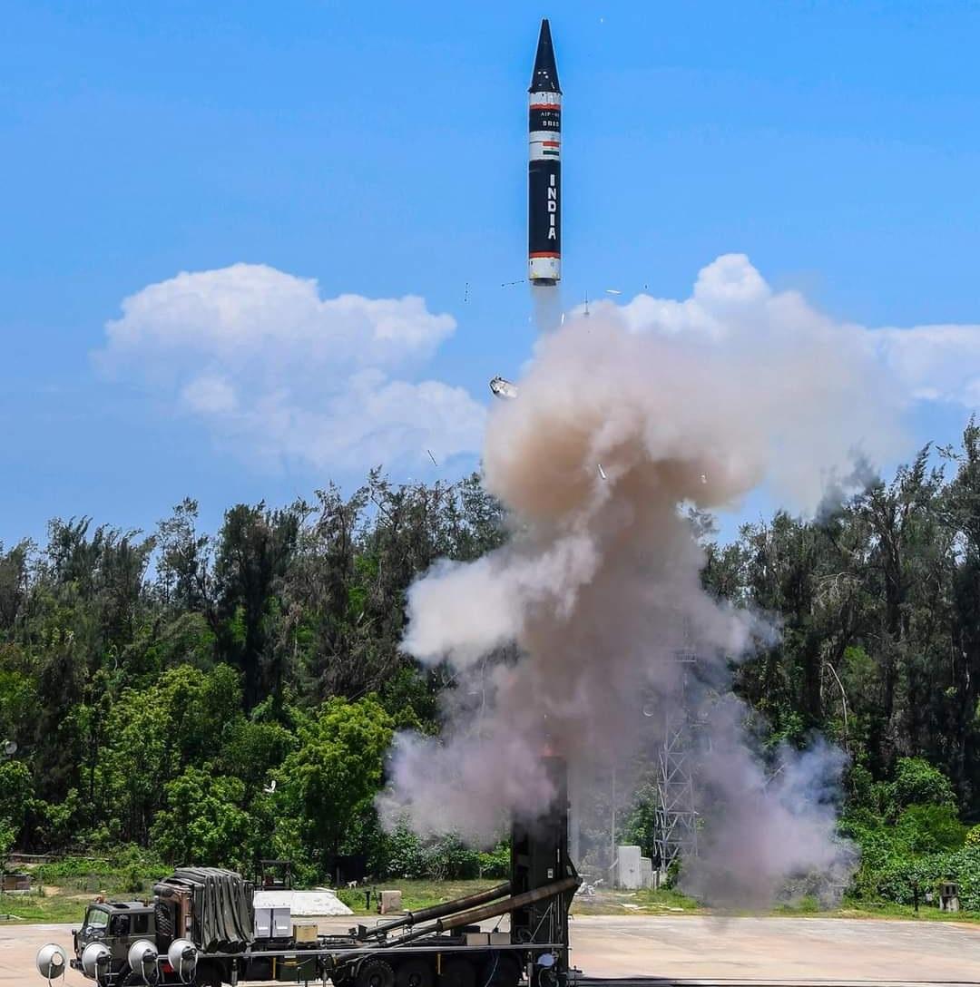 India Successfully Test Fires Agni-P New Generation Ballistic Missile Off Odisha Coast