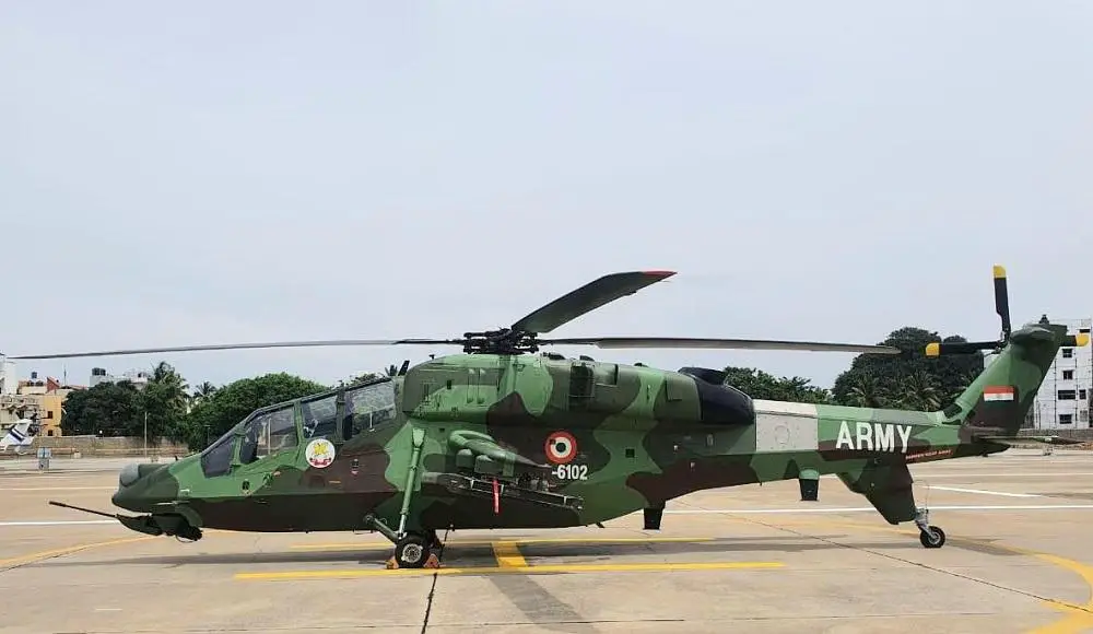 Indian Army Receives First Indigenous HAL Light Combat Helicopter (LCA)
