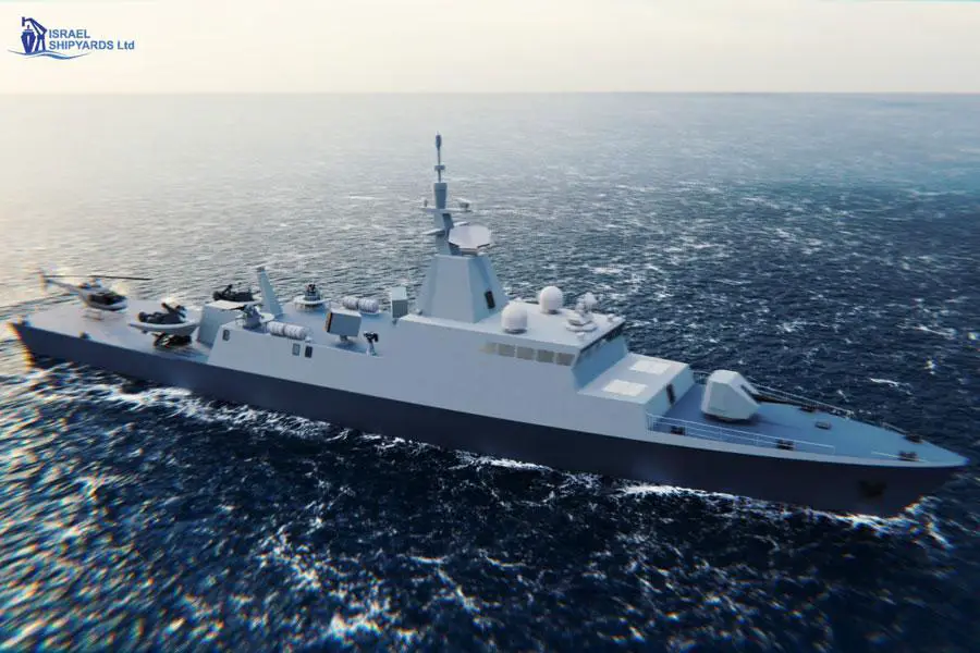Israel Shipyards Ltd Unveils SAAR S-80 Multi-role Guided-missile Corvette