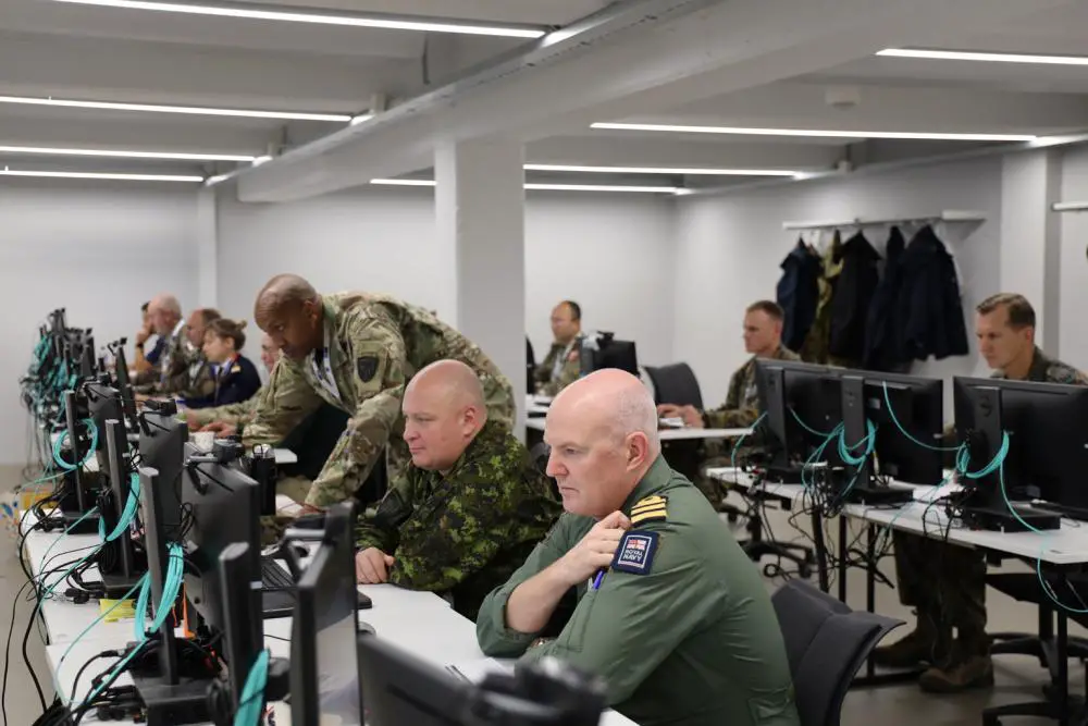 U.S. Army Lt. Col. Arthur McGrue III, branch head of the Joint Warfare Centre Advisory Team, leads his multinational team of advisors during Exercise Steadfast Jupiter 2022 at the Joint Warfare Centre in Stavanger, Norway. Steadfast Jupiter is a strategic, operational and tactical level computer-assisted, command post exercise that’s used to train and validate the NATO Response Force.