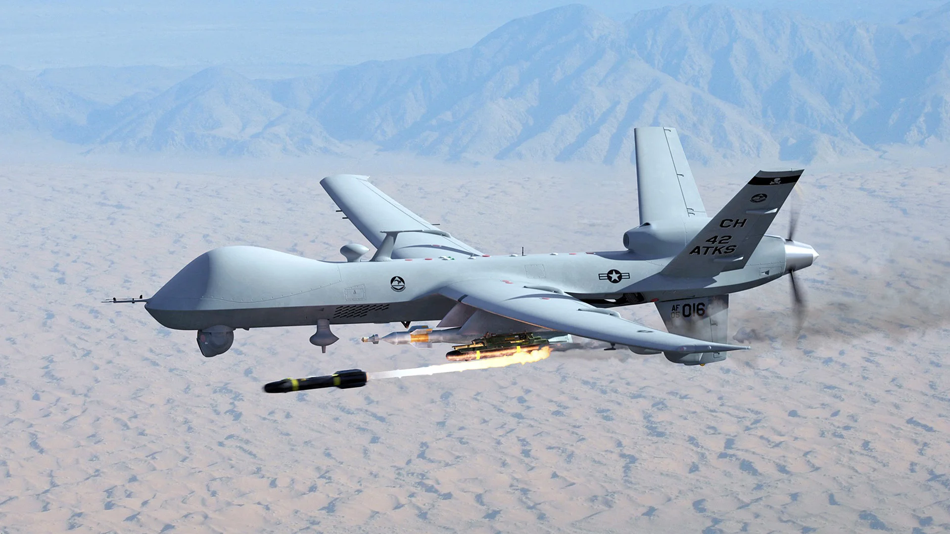 New AGM-114R-4 Missiles Tested from General Atomics MQ-9A Reaper