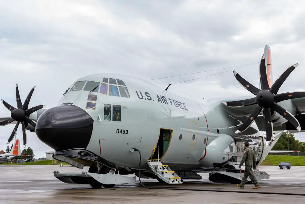 New York Air Guard’s 109th Airlift Wing LC-130 Ski-equipped Aircraft Tests New Engine