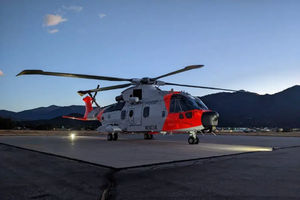 Norwegian AW101 Search and Rescue Helicopter Completes High Altitude Trials Stateside