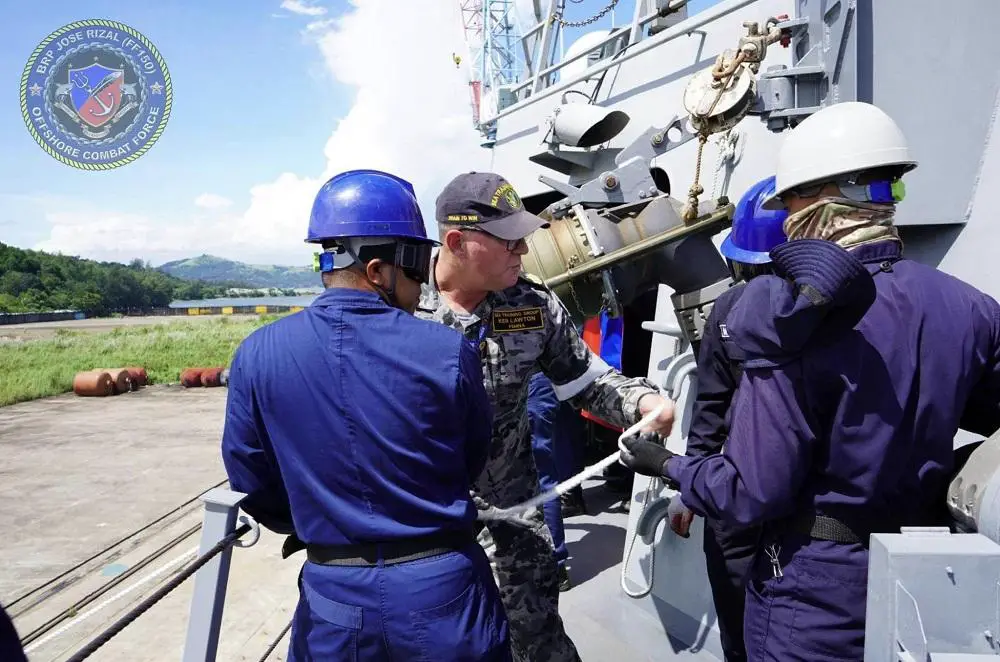 Philippine Navy Frigate BRP Jose Rizal Crew Passes Fuelling at Sea Qualifications