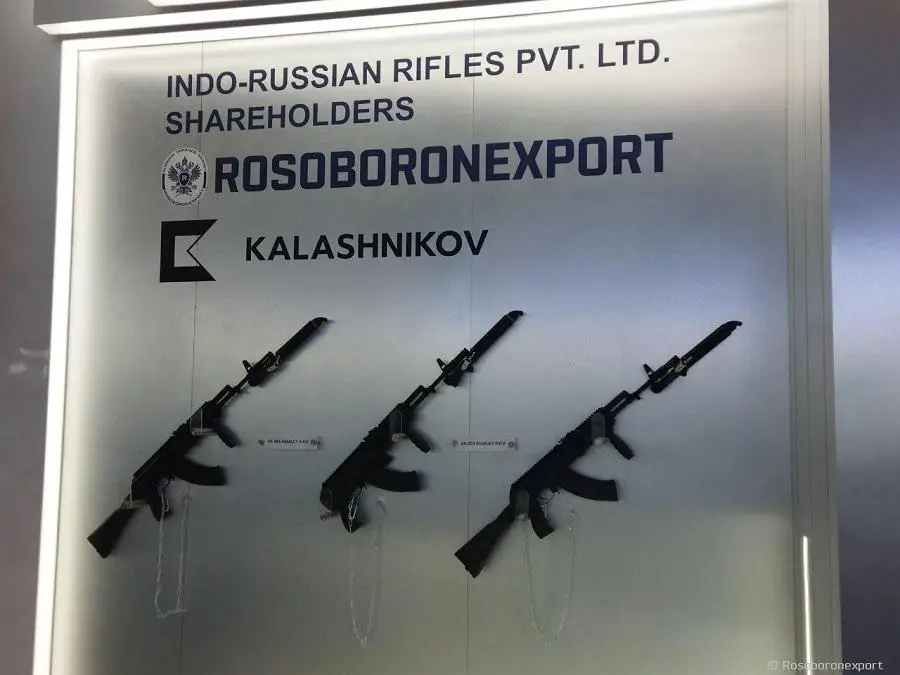Rosoboronexport to Showcases Ak-203 Assault Rifles at Defexpo India 2022