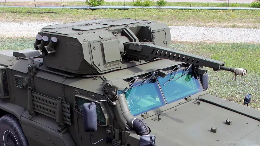 Rosoboronexport Presents 32V01 Remote-controlled Weapon Station (RCWS)