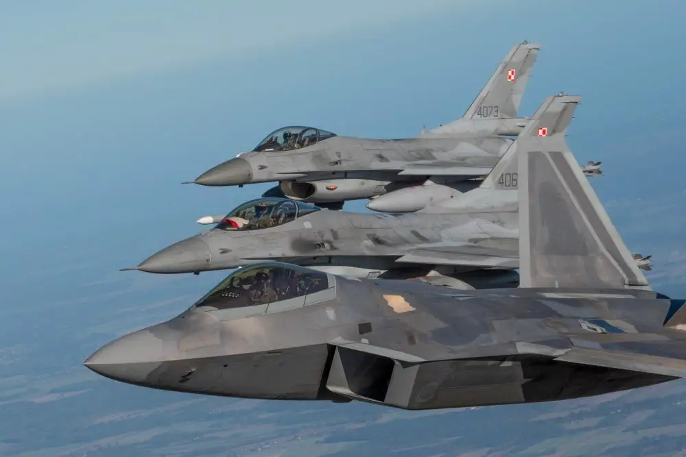 United States Poland and Italy Conduct Aerial Maneouvres Demonstrating NATO’s Air Shielding