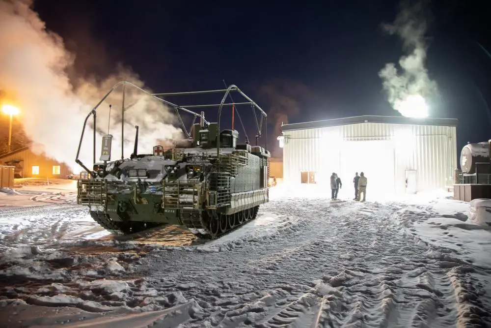 US Army New Armored Multi-Purpose Vehicle (AMPV) Tests at YPG’s Cold Regions Test Center