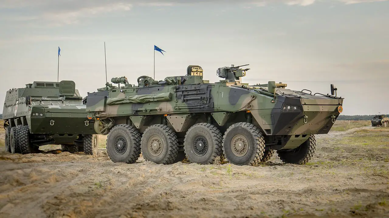 Polish Army Rosomak-WRT Technical Reconnaissance Vehicles 