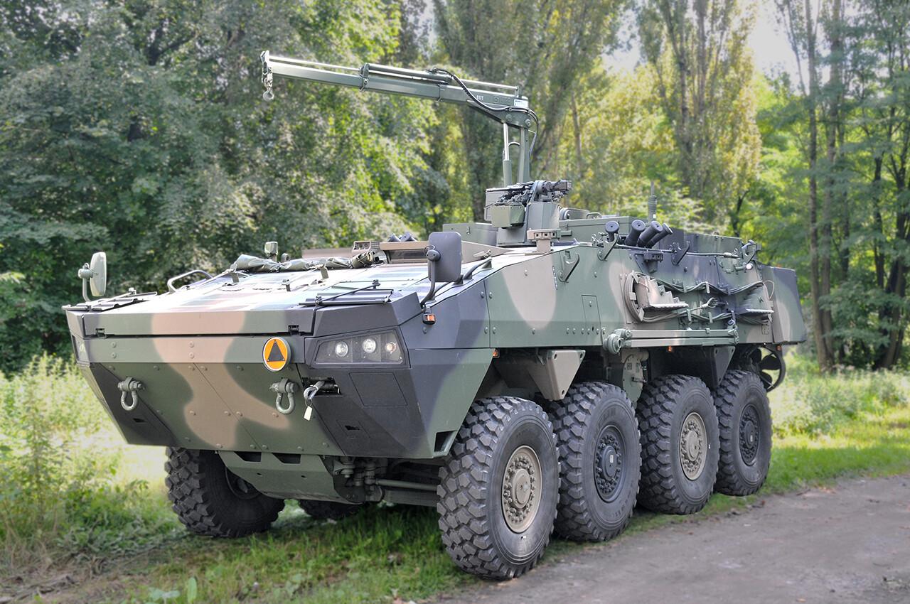 Polish Army Rosomak-WRT Technical Reconnaissance Vehicles