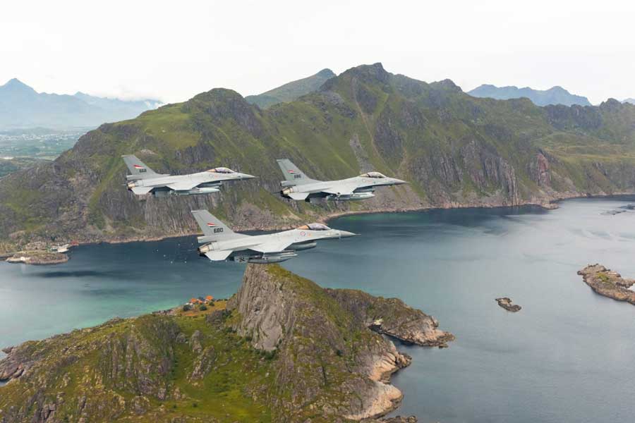 Royal Norwegian Air Force F-16 Fighter Jets