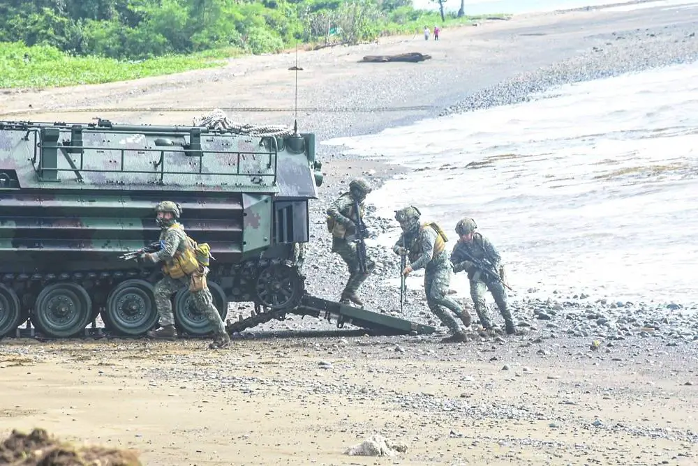Philippine Marine Corps KAAV7A1 amphibious armored personnel carrier