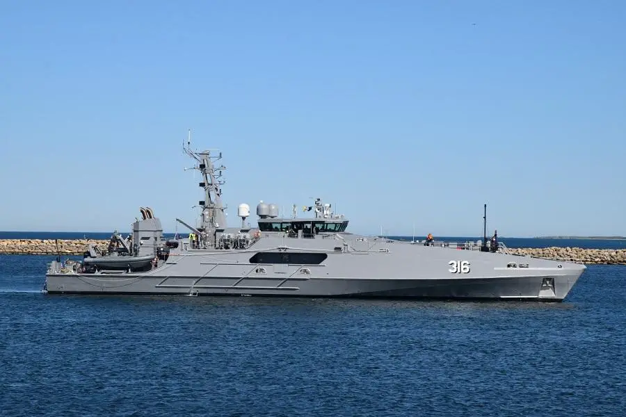 Austal Australia Delivers 3rd Evolved Cape-Class Patrol Boat to Royal Australian Navy