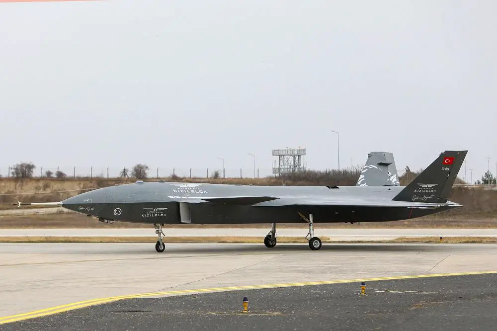 Baykar Bayraktar K?z?lelma Unmanned Fighter Jet Completes Ground Test